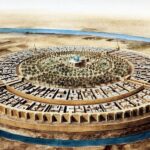 The round city of Baghdad in the 10th century, at the peak of the Abbasid Caliphate (Illustration: Jean Soutif/Science Photo Library)
