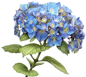 blue hyrangea