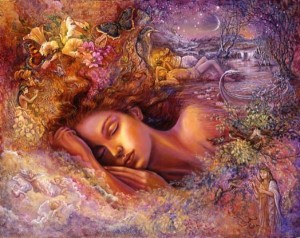 "Psyche's Dream" by Josephine Wall, original artwork
