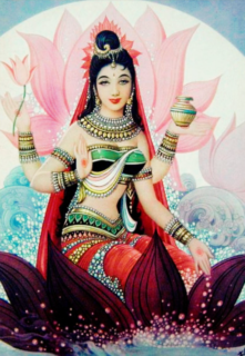 Hindu goddess Lakshmi