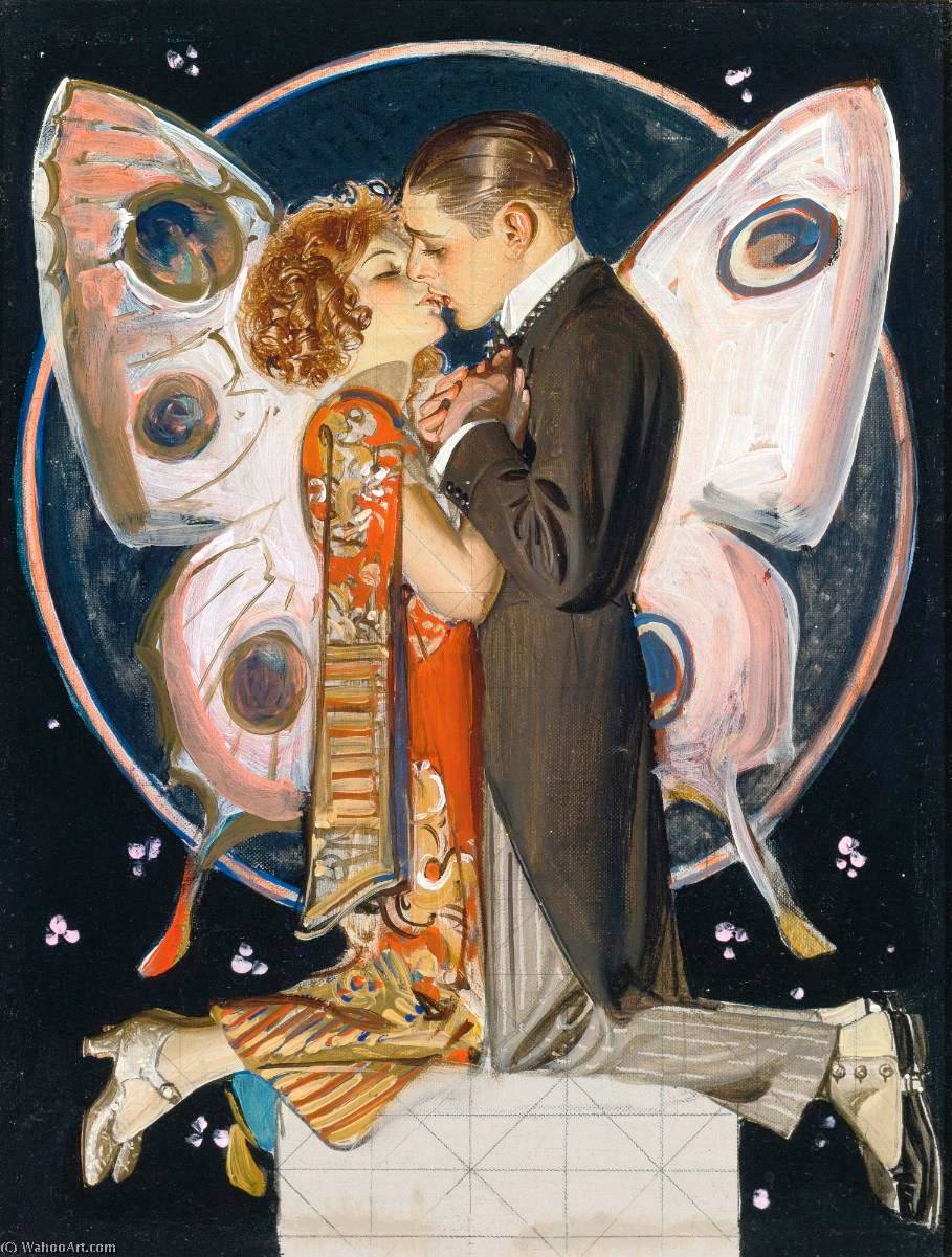 "The Butterfly Couple" by J. C. Leyendecker, 1923