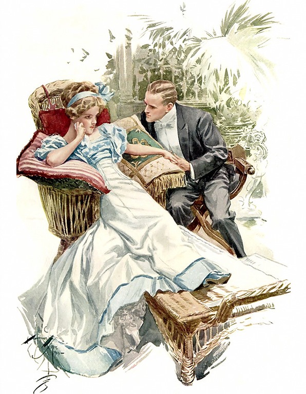 Illustration by Harrison Fisher (1877-1934)