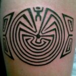 Man in the Maze tattoo