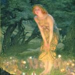 "Midsummer Eve" by Edward Robert Hughes, ca. 1908