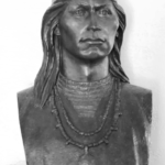 Cochise (1805-1874) bust sculpted by Betty Butts