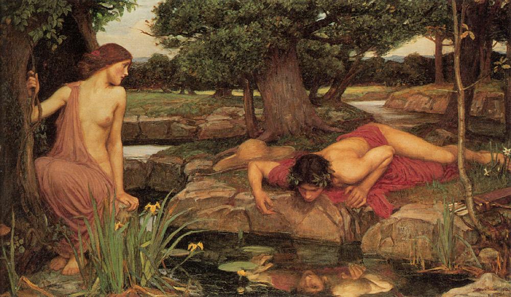 "Echo and Narcissus" by John William Waterhouse, 1903