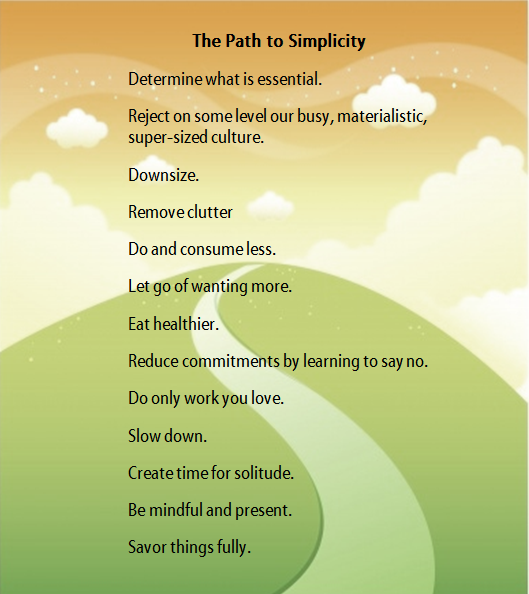 path to simplicity