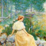 "Spring" by Robert Lewis Reid, ca. 1906