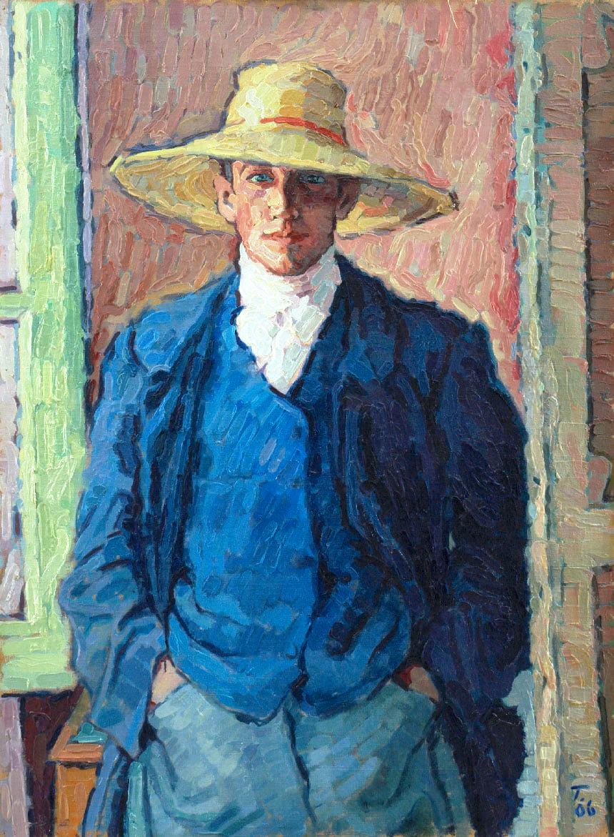 "Self-Portrait" by Rudolf Tewes, 1906