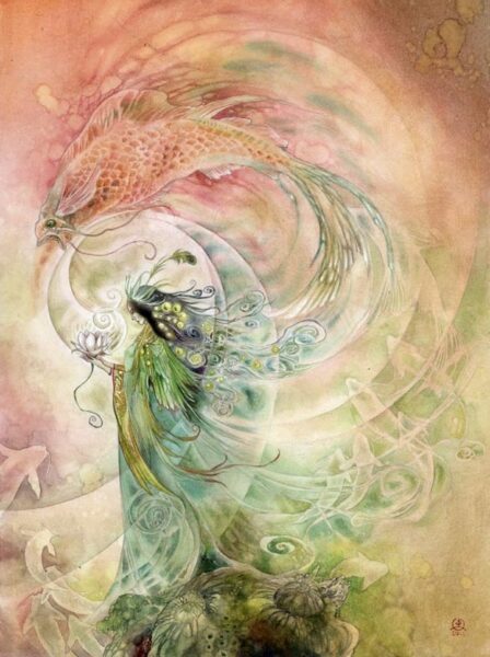"Essence of Beauty" by Stephanie Pui-Mun Law, watercolor, 2011
