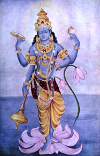 Hindu god Vishnu