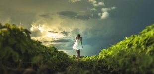 woman in white