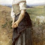 “The Young Shepherdess” by William-Adolphe Bouguereau, 1885